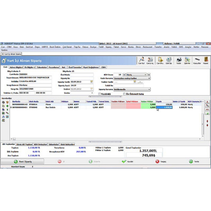Mert Bilişim Hizmetleri | Akınsoft Bursa Bayi | ERP – E-Ticaret – CRM Çözümleri