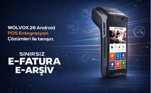 Akınsoft WOLVOX Android POS Entegrasyonu ile<br> e-Fatura ve Ödeme Bir Arada