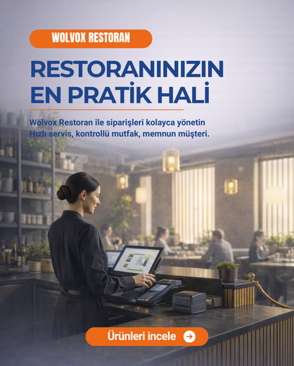 Akınsoft Wolvox Restoran Yönetimi