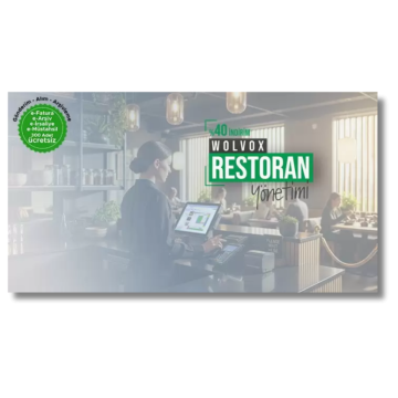 Akınsoft Wolvox Restoran Paket-1 | Bursa Ana Bayi | Subat %40
