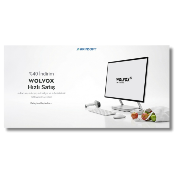 Akınsoft Hızlı Satış Paket-1 | Bursa Ana Bayi | Mart %40