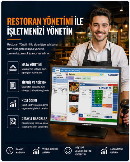 Restoranınızı Hızlı ve Kusursuz Yönetin